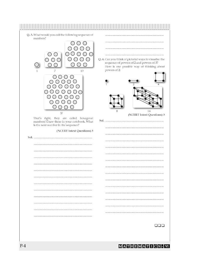 Oswaal NCERT & CBSE ONE FOR ALL WORKBOOK Mathematics (Ganita Prakash) Class-6