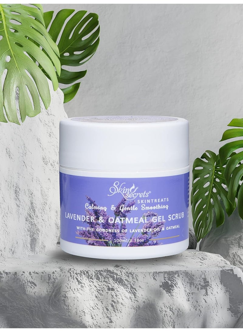 Skin Secrets Lavender & Oatmeal Gel Scrub with Lavender Oil| 100 ml| Paraben & Silicone Free - Image 3
