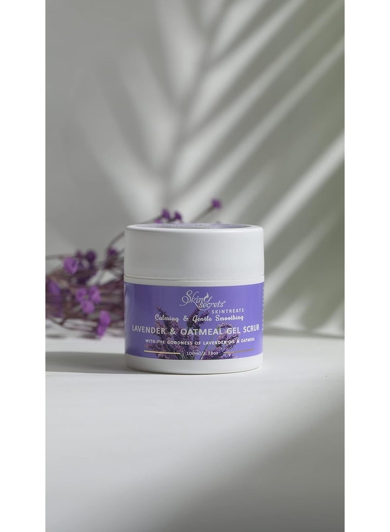 Skin Secrets Lavender & Oatmeal Gel Scrub with Lavender Oil| 100 ml| Paraben & Silicone Free - Image 2