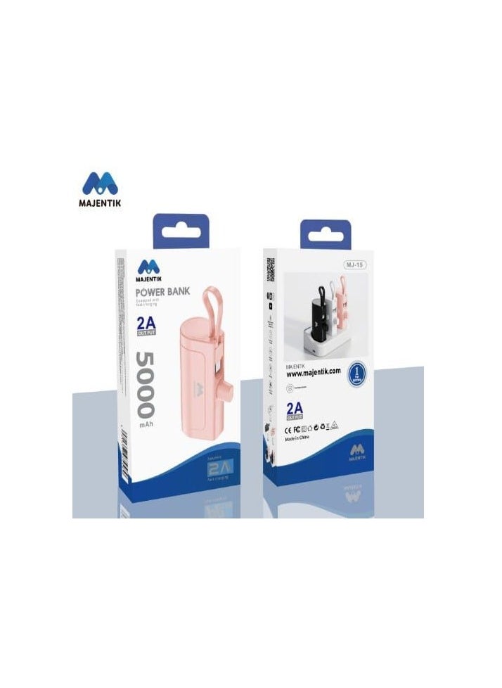majentik - Majentik Power Bank MJ-15 5000 MAh I Phone -type C - Image 1