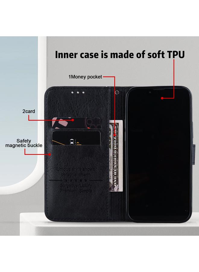 اس-توب جراب لهاتف Samsung Galaxy A10E / A20E مصنوع من جلد البولي يوريثان الحراري وملمس زيتي - Image 3