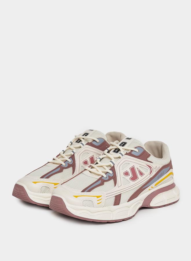 Styli Styli Graphic Pattern Retro Chunky Sole Sneakers - Image 2