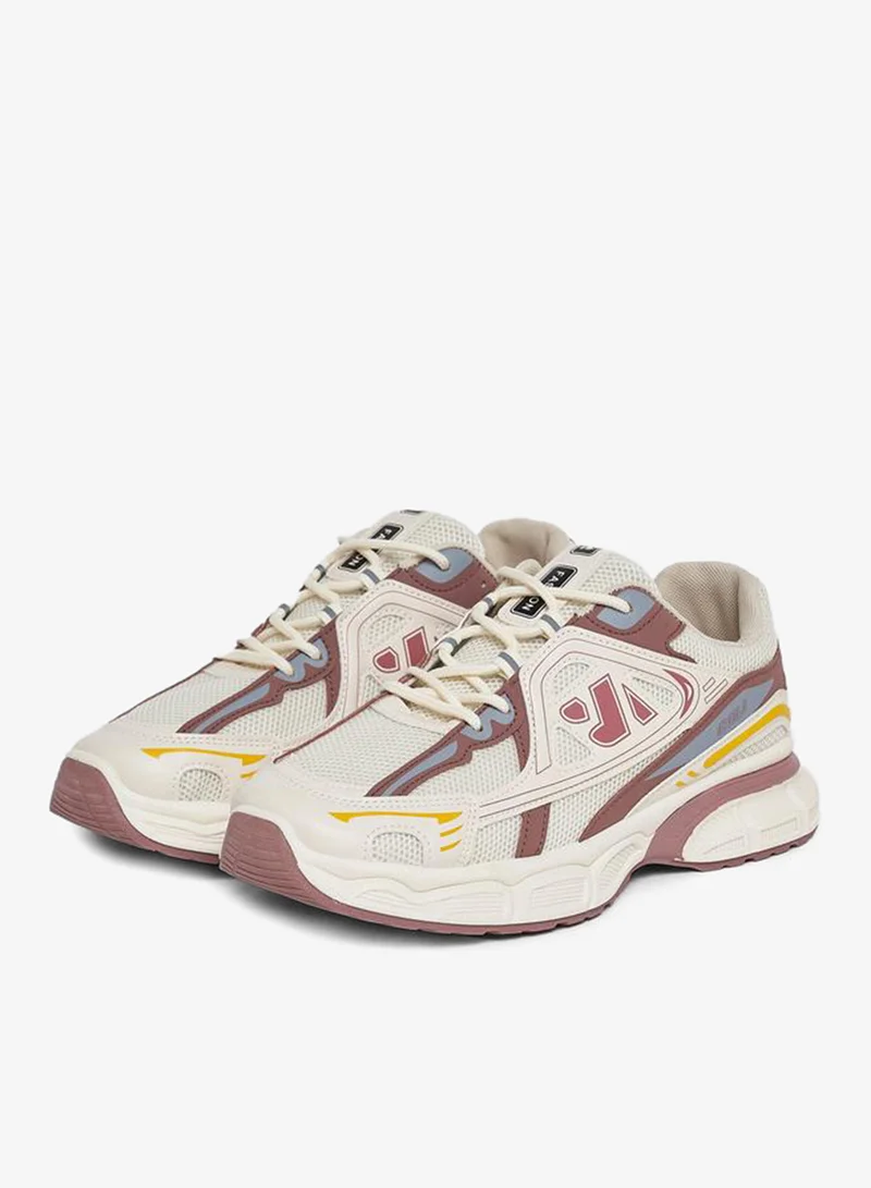 Styli Active Graphic Pattern Retro Chunky Sole Sneakers