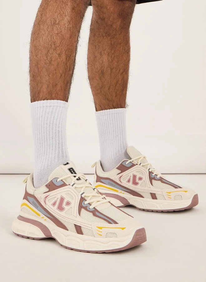 ستايلي اكتيف حذاء سنيكرز بنعل شانكي ونمط جرافيك