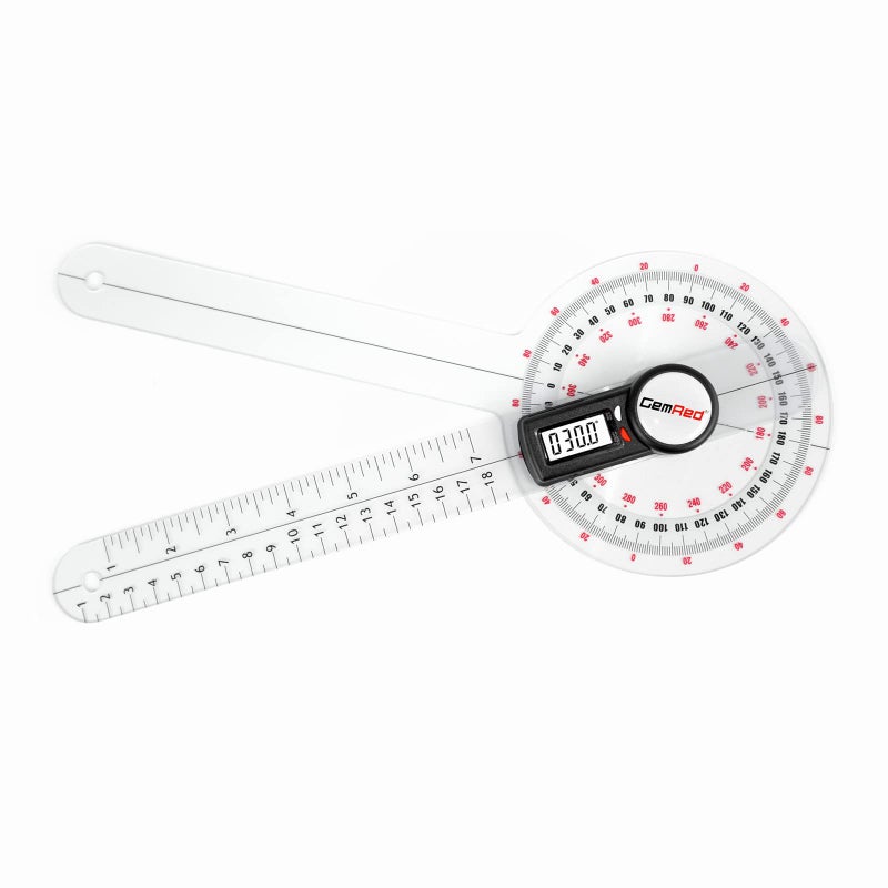 GemRed 12 Digital Goniometer for Joint Range of Motion ROM MeasurementGR311 New Version