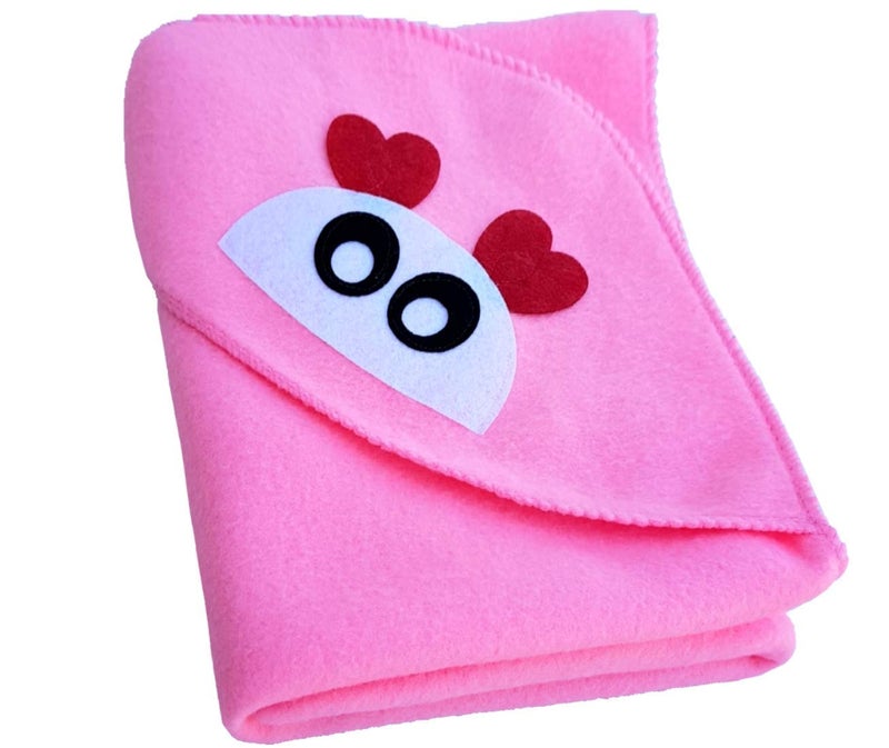 BRANDONN Baby Blankets New Born Combo Pack of Hooded Wrapper Blanket Cum AC Baby Blanket for Babies Pack of 2 - Image 4