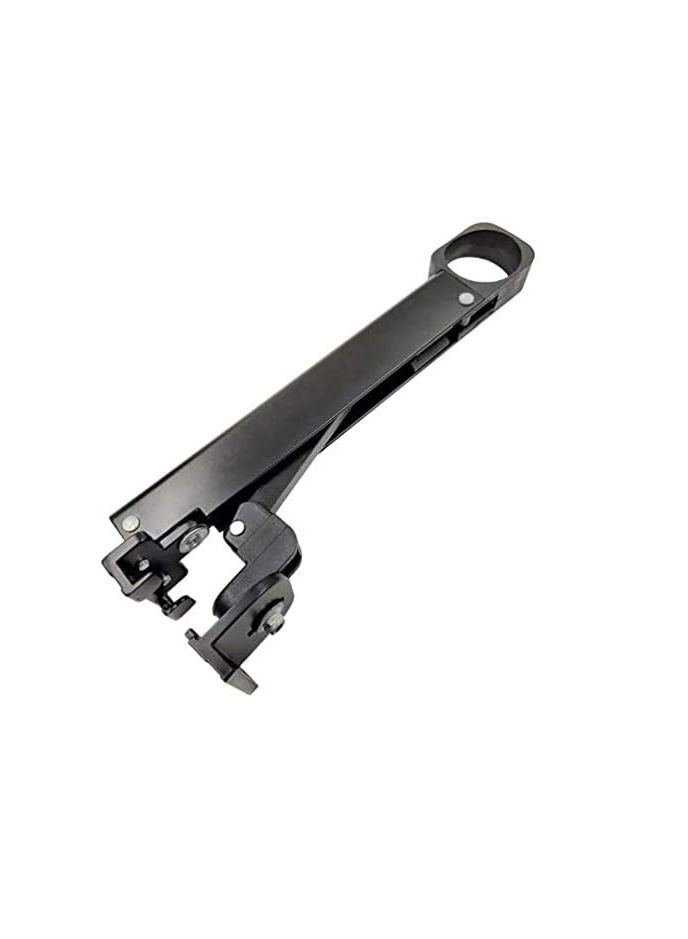 Window Holding Bracket Curtain Wall Pull Handle Arm for Home Interior Hotels 6 Inch BLACK  - Image 1