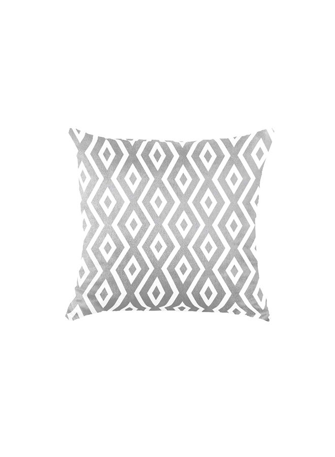 RIZARIES SuperSoft Grey & White Diamond Pattern