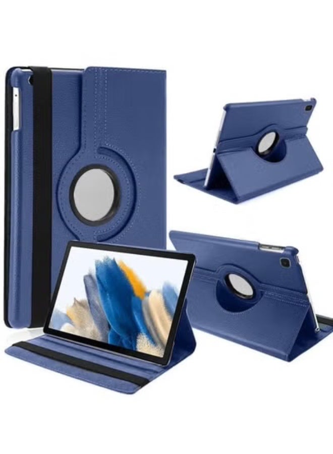 ELTRAZONE Galaxy Tab A9 Case - 360° Rotatable Tablet Cover for Samsung Galaxy Tab A9 8.7 Inch (2023, SM-X200/SM-X205/SM-X207) - PU Leather Protective Cover with Auto Wake/Sleep - Blue
