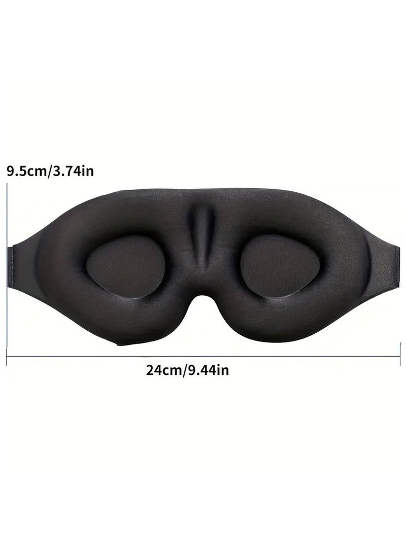 Generic Sleep Mask for Side Sleeper, 100% Light Blocking 3D Sleeping Eye Mask, Soft Breathable Eye Cover for Women Men, Relaxing Zero Pressure Night Blindfold - Image 4