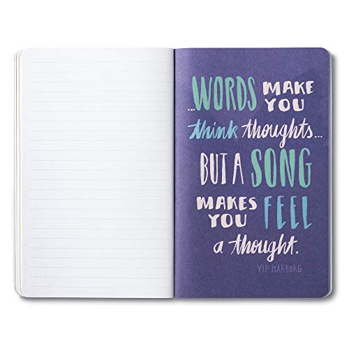 Compendium دفتر ملاحظات غلاف ناعم - دع موسيقاك تعزف - دفتر كتابة الآن مع 128 صفحة مخططة، 5 بوصة عرض × 8 بوصة ارتفاع - Image 5