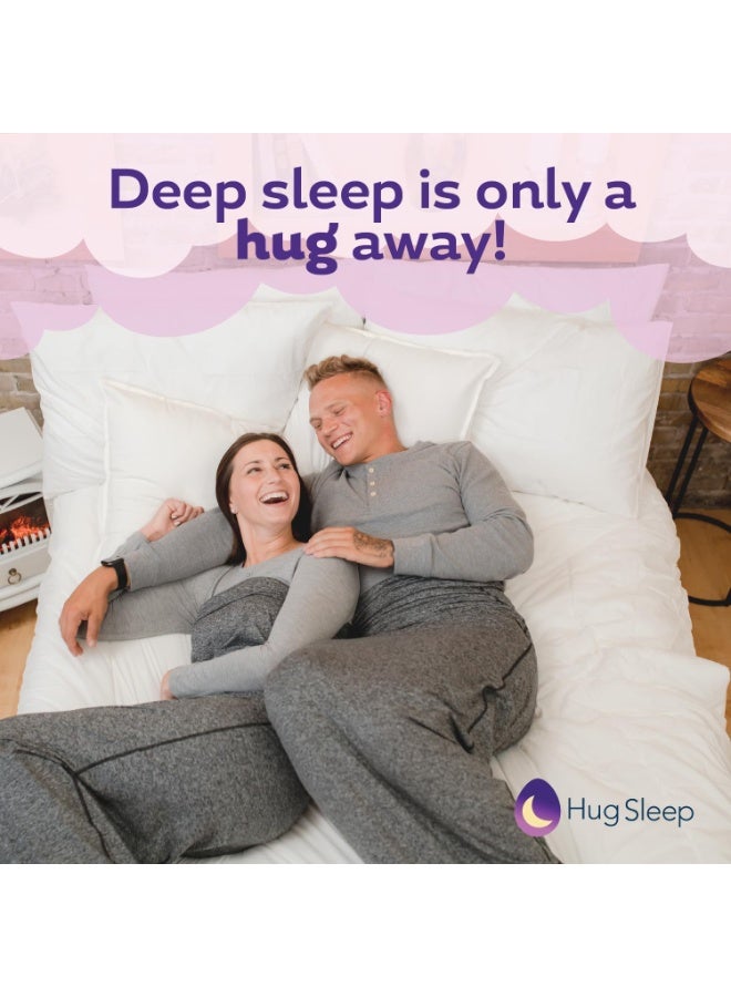 Wearable Blanket for Adults and Kids Innovative Cooling Sensory Sleep Pod with Foot Pocket Gentle Full Body Hug Pressure Machine Washable Perfect for All Sleep Positions Grey, XL - Image 3