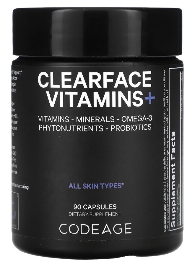 Codeage Clearface Vitamins+ 90 Capsules