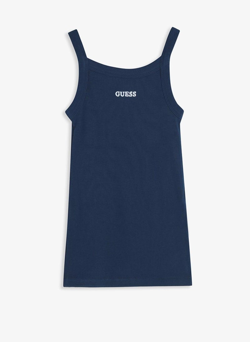 GUESS Youth Logo Sleeveless Mini Dress - Image 2
