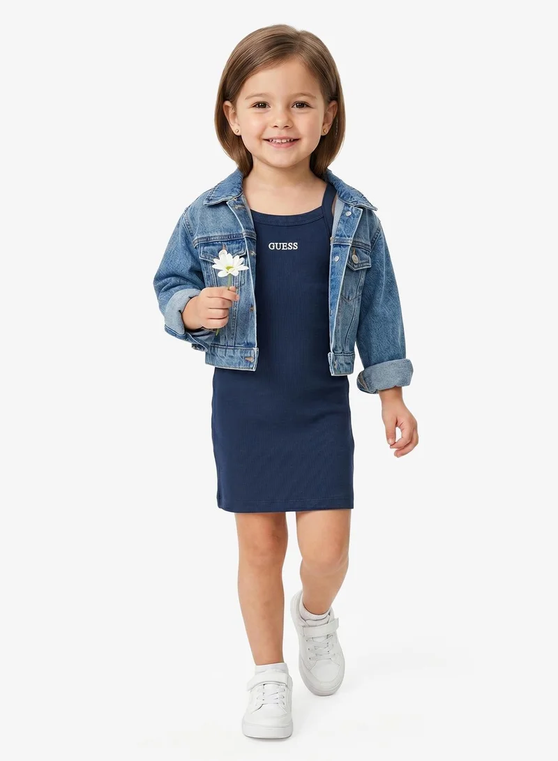 GUESS Youth Logo Sleeveless Mini Dress