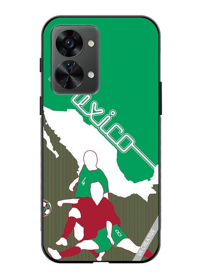 VR CREATIVE Protective Case Cover For OnePlus Nord 2T Mexico Football Soccer Players Design Multicolour - Image 1