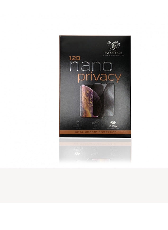 Panther Nano 12D Privacy Screen Protector for iPhone 12 Mini