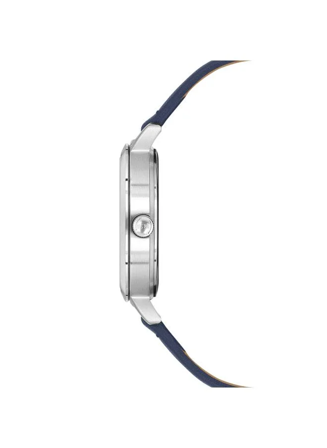 U.S. Polo Assn. Stile 31mm Women's Watch with Blue Dial & Leather Strap