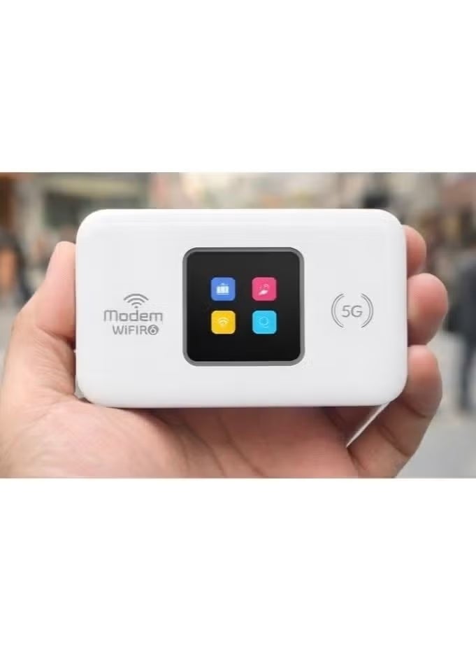 ELTRAZONE 5G LTE WiFi 6 Mobile Router – Portable SIM Card WiFi Hotspot with 3000mAh Battery, Type-C Fast Charging, Wireless Modem, High-Speed Internet Device for Home, Office, Travel & Outdoor Use - Image 4