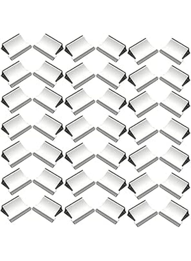 Metal Paper Clips Refill 100 Pieces Silver Document Fasteners for Student Office File Organizing - Image 1