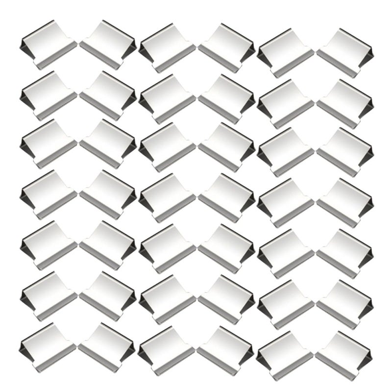 Metal Paper Clips Refill 100 Pieces Silver Document Fasteners for Student Office File Organizing - Image 2