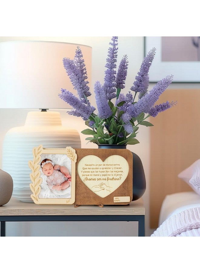 CJiangpo Will You Be My Godfather Proposal Gift Picture Frame Set, Padrino Proposal Puzzle in Spanish Asking to Be Godfather Announcement Card Gift from God Child Baptism Christmas Ideas - Image 4