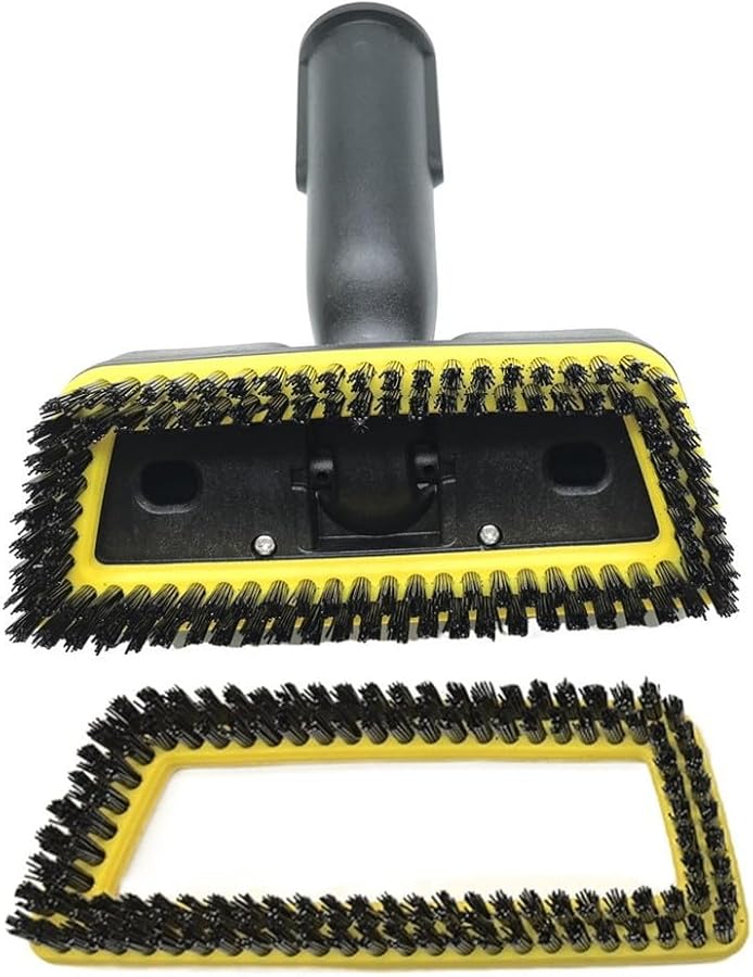 Detachable Nylon Bristle Steam Cleaning Brush Head for SC1 CTK1020 Models Black - Image 1