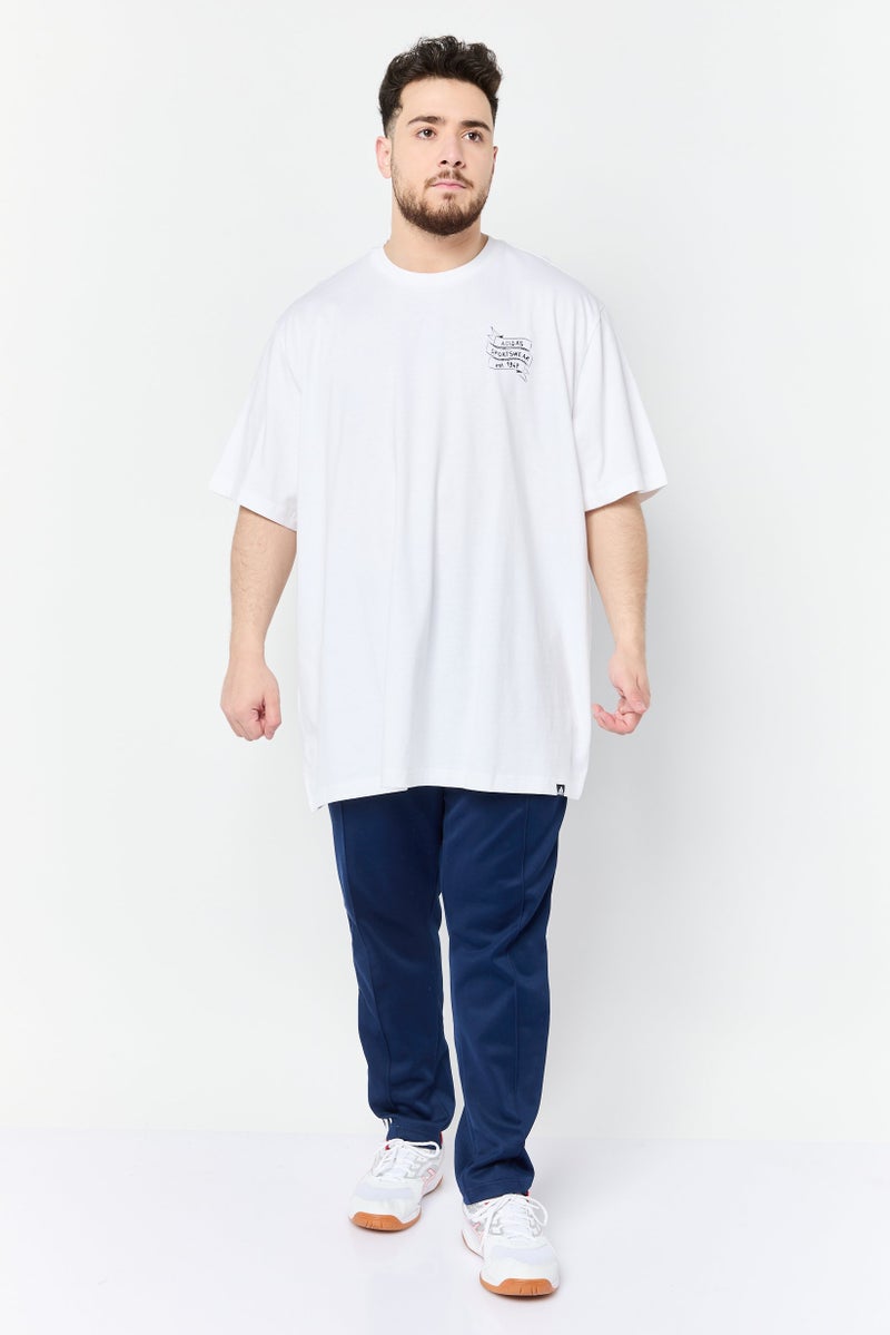 Adidas Men Sportswear Fit Short Sleeve Outdoor T-shirt, White - Image 2