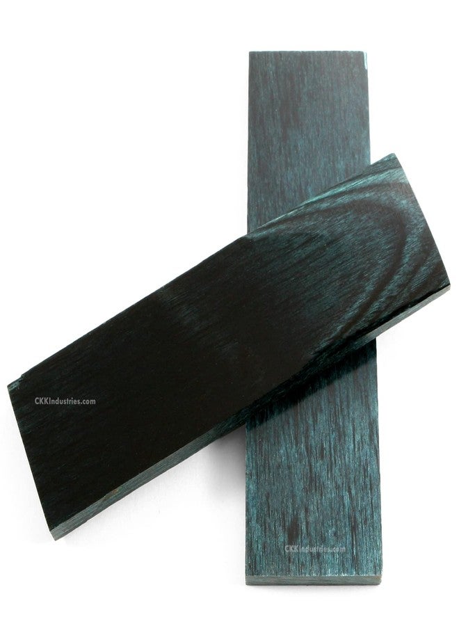 EZSMITH Dymalux Handle Scale Set - (Layered) - (Indigo) - (Indigo/Black) - (5.0 x 1.5 x 0.250) - Custom Handle Material - Image 1