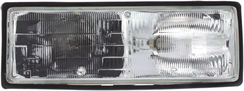 Garage-Pro Driver and Passenger Side Headlight for Chevrolet Caprice 1987-1990 Halogen with Bulbs - Image 3