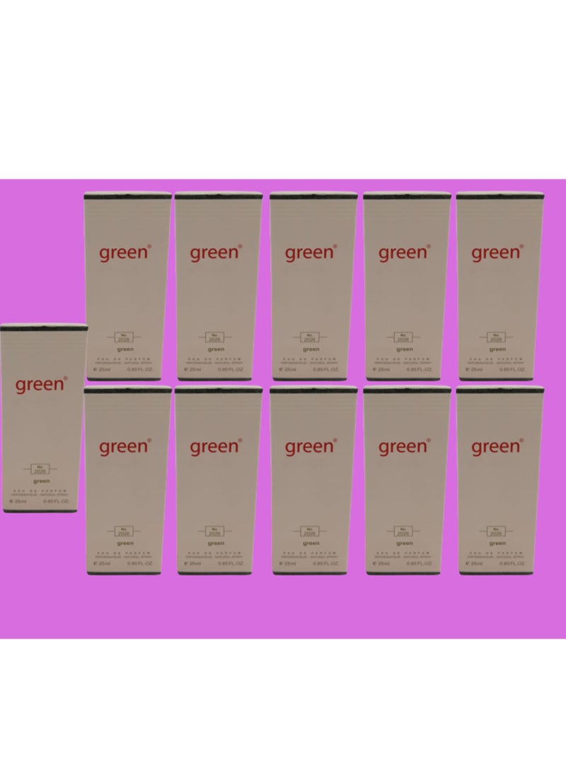 غرين 11 قطع عطر جرين رقم 2026 للنساء EDP - Image 2