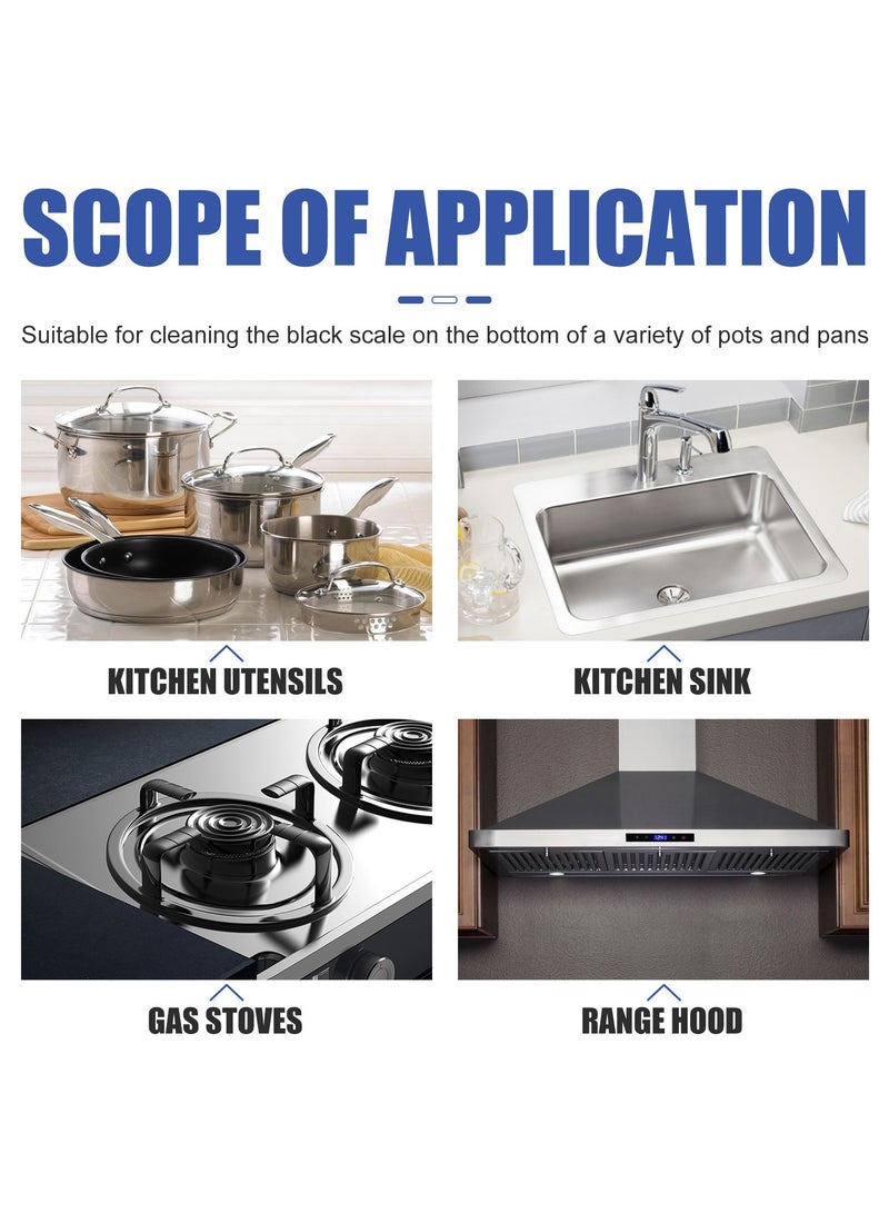 Jue-Fish Oil Stain Foam Cleaner Kitchen Stove Range Hood Multi-Purpose Heavy Oil Stain Foam Cleaner 100ml - Image 3