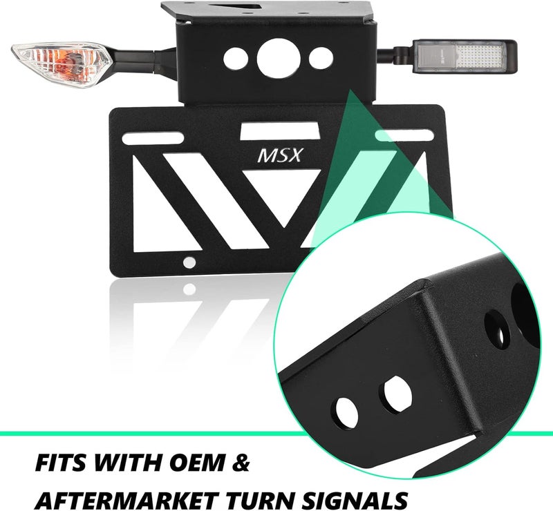 INKUDRI Grom Fender Eliminator License Plate Bracket for 2022-2023 MSX125 - Image 3