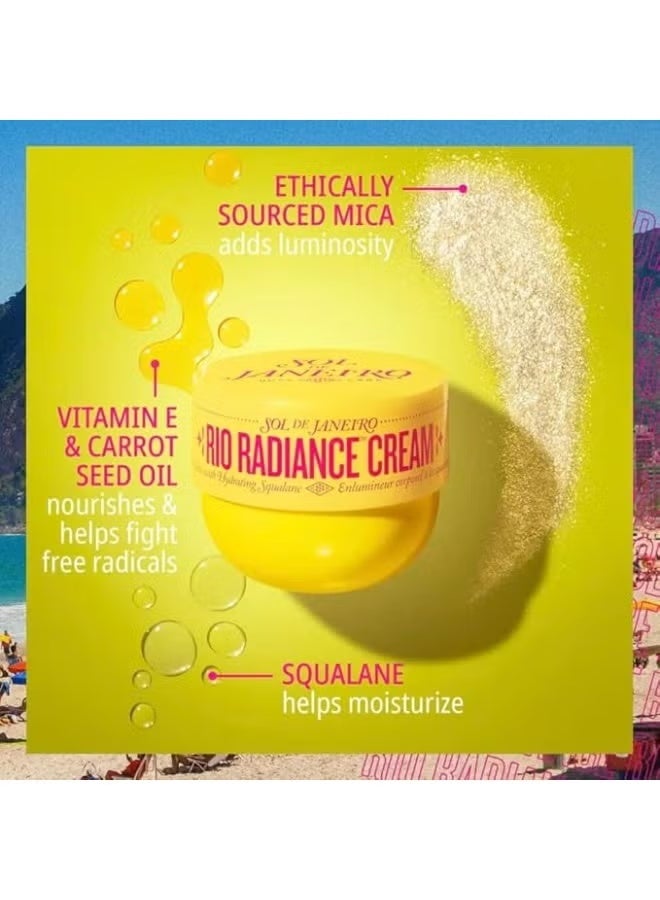 Sol de Janeiro Rio Radiance Body Cream 240ml – Hydrating Glow Body Moisturizer with Tropical Fragrance - Image 3