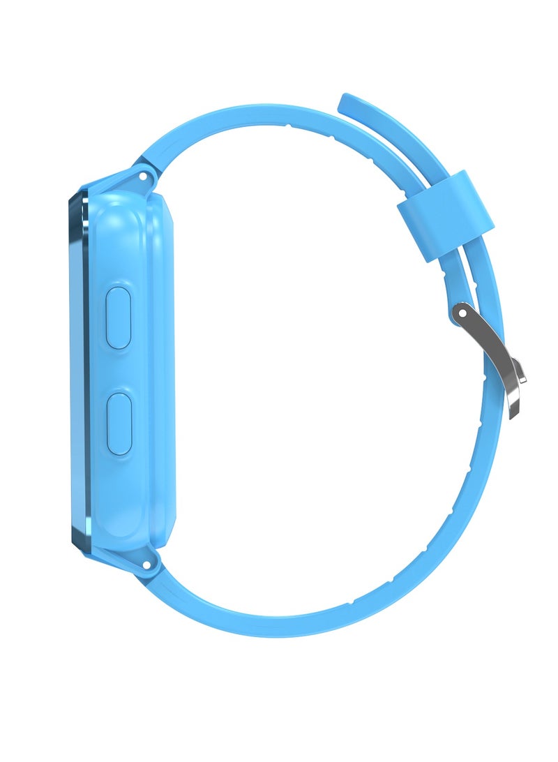 porodo Junicare 4G Smart Watch for kids with 1.85" Display / Calling Feature / Video Calling / Nano Sim / Boys Smart Watch - Blue  - Image 2