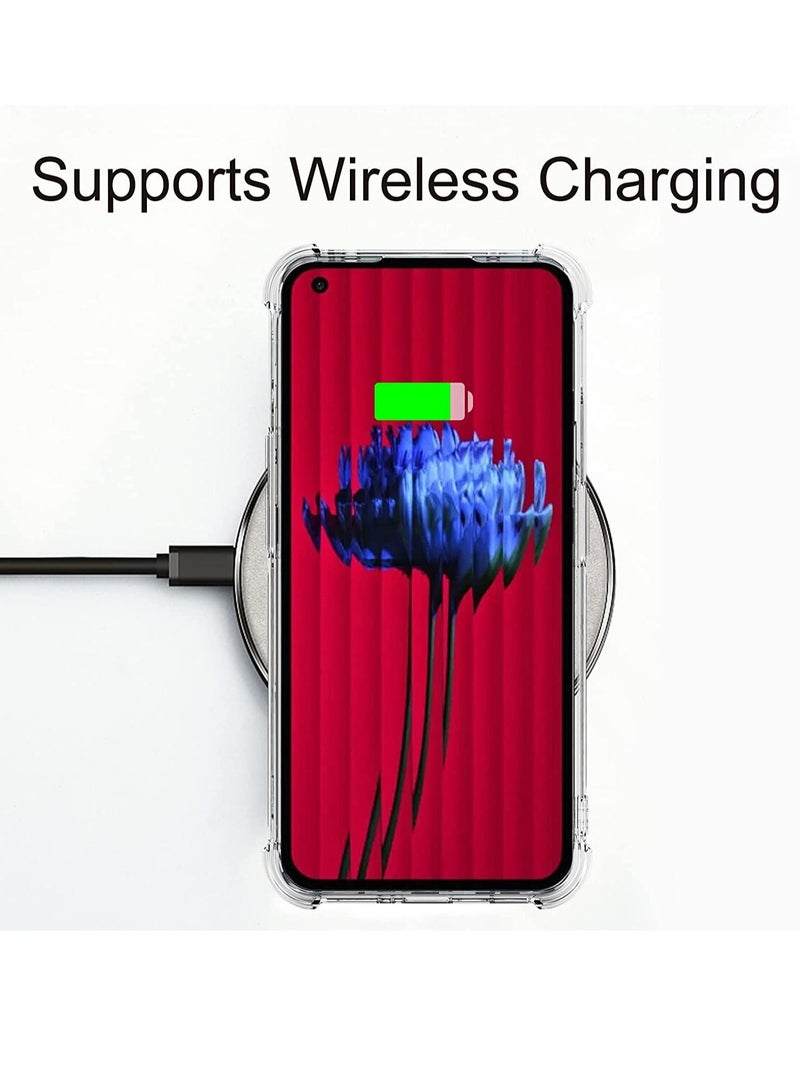 ELTRAZONE Nothing Phone 1 Case Clear Transparent with 2pcs Screen Protector Reinforced Corners TPU Shock-Absorption Flexible Cell Phone Cover - Image 3