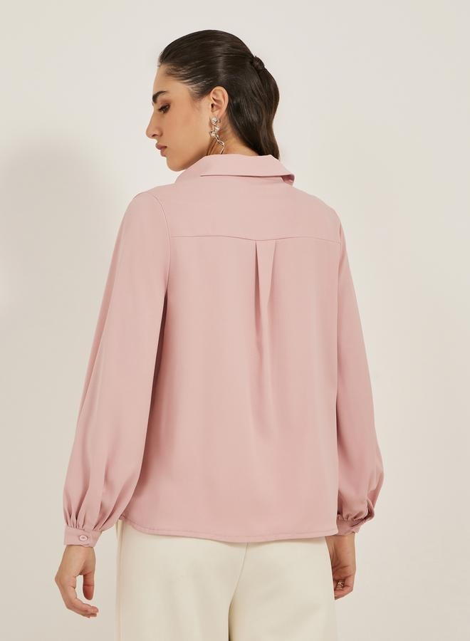 Styli Embellished Regular Fit Wrap Top - Image 5