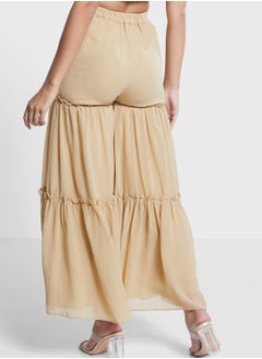 indya High Waist Ruffle Sharara Pants  - Image 3
