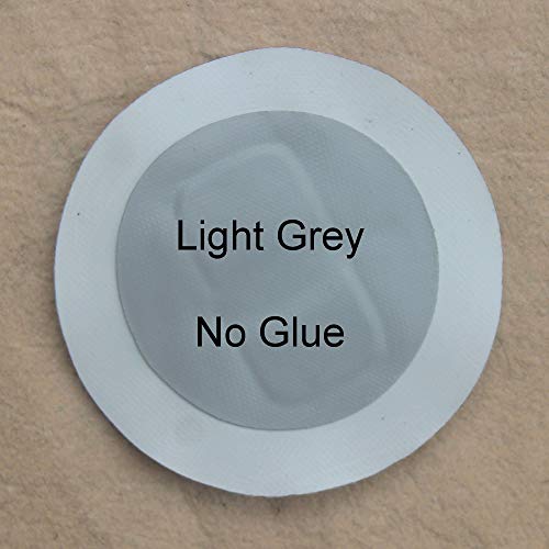 YYST 4 X Stainless Steel D-Ring Pad/Patch for PVC Inflatable Boat Raft Dinghy Kayak - No Glue Included- Instruction Included- Light Grey - Image 4