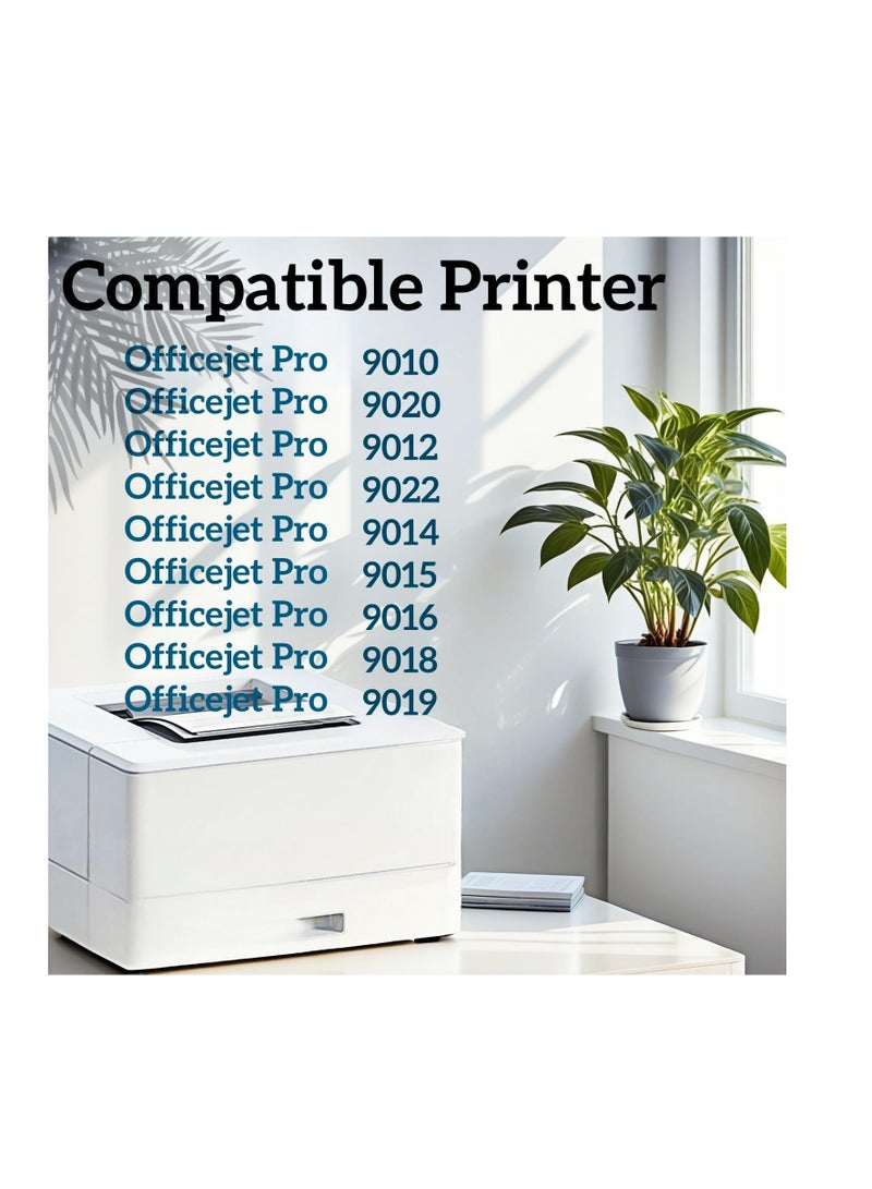 Terabyte خراطيش حبر بديلة متوافقة 963XL لـ HP963 لـ HP Officejet Pro 9010 9020 9012 9022 9014 9015 9016 9018 9019 (عبوة من 4) - Image 2