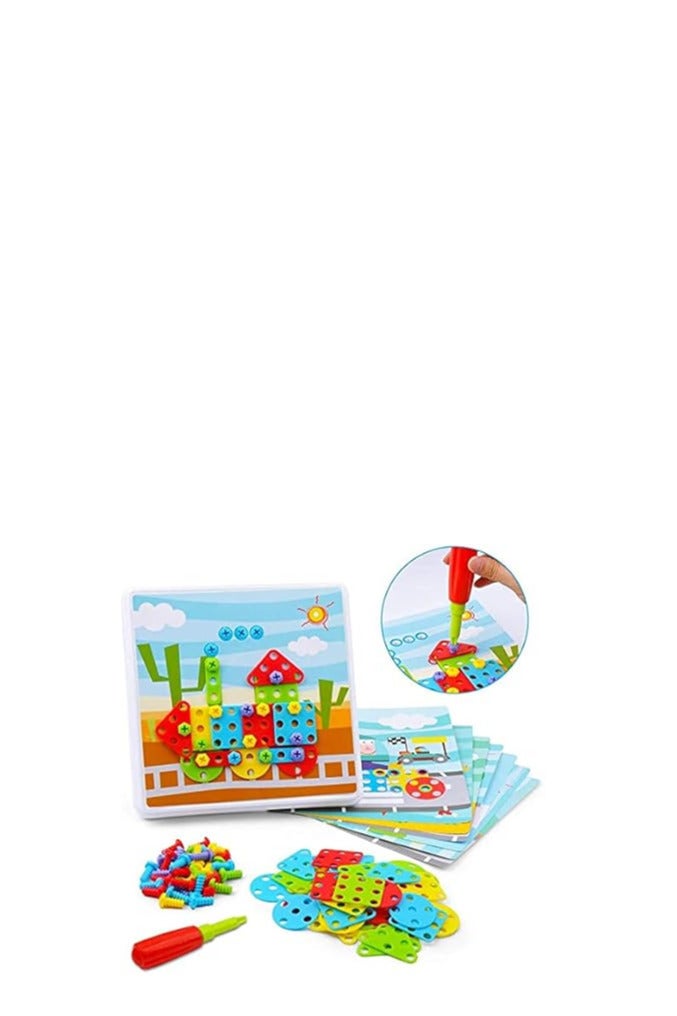 QML Creative Discovery Toy for Kids, 8 Cartoon Scenes, 116 Pieces - Image 2