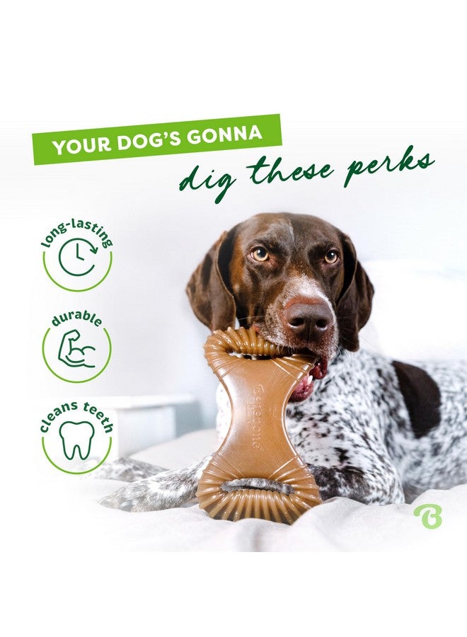 Benebone Dental Durable Dog Chew Toy for Aggressive Chewers, Real Bacon, Made in USA, Large - Image 2