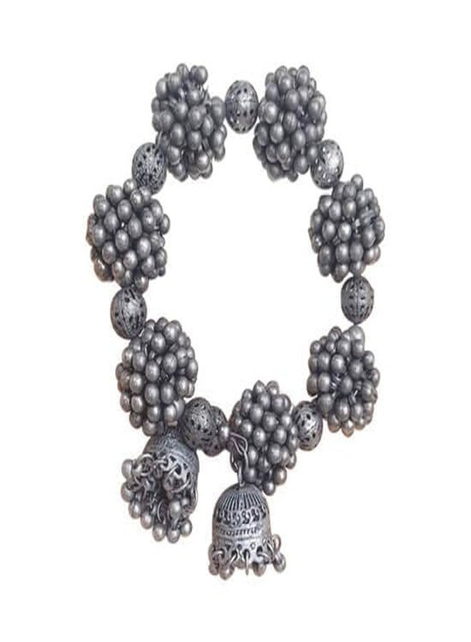 Shivarth Oxidised Black Ghungroo Kada 3 in 1, Adjustable Bangle Pack of 1 for Girls and Women - Image 1