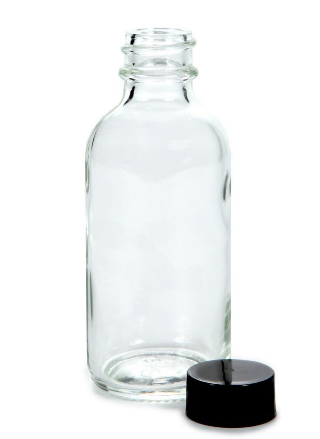 Vivaplex Vivaplex, 12, Clear, 2 oz Glass Bottles, with Lids  - Image 5