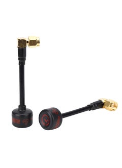 2 PCS for Rush Cherry RHCP 1.2dBi 5.8Ghz L-type SMA Internal Pin Antenna for RC DroneLeft-Handed Rotation KSX3574