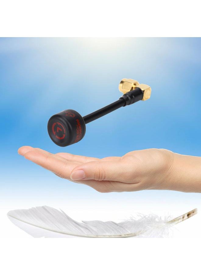 Thoraya - 2 PCS for Rush Cherry RHCP 1.2dBi 5.8Ghz L-type SMA Internal Pin Antenna for RC DroneLeft-Handed Rotation KSX3574 - Image 1