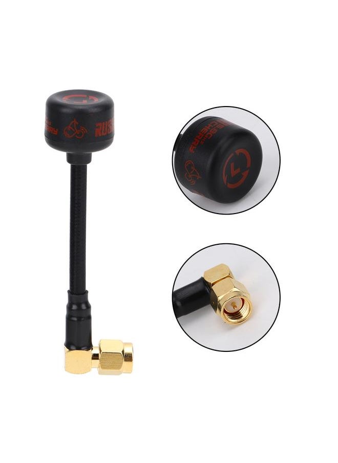 Thoraya - 2 PCS for Rush Cherry RHCP 1.2dBi 5.8Ghz L-type SMA Internal Pin Antenna for RC DroneLeft-Handed Rotation KSX3574 - Image 1