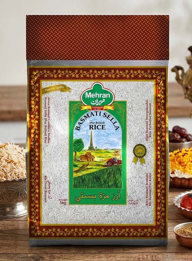 Mehran Basmati Sella(Par Boiled) Rice 5Kg - Image 2