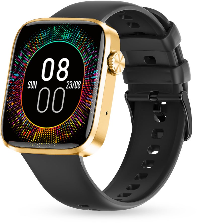 IZI Smart Pro with a 1.92" Retina Display, Bluetooth Calling, Always-On Display, AI Voice Assistant, Activity Tracker,ECG,SpO2,BP Monitoring, 5-Day Battery Life, and 2 Premium Interchangeable Straps. - Image 1