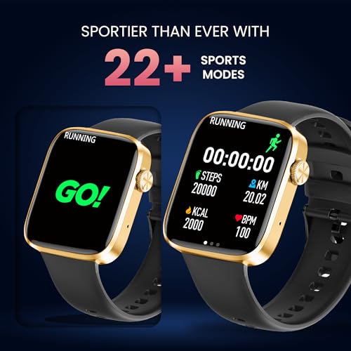 IZI Smart Pro with a 1.92" Retina Display, Bluetooth Calling, Always-On Display, AI Voice Assistant, Activity Tracker,ECG,SpO2,BP Monitoring, 5-Day Battery Life, and 2 Premium Interchangeable Straps. - Image 4